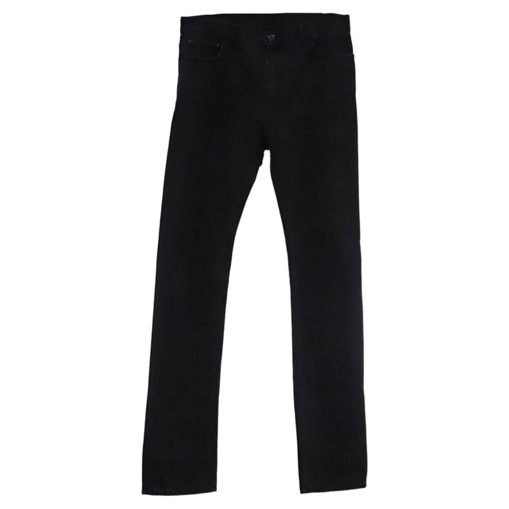 Louis Vuitton Vintage Straight Leg Denim Jeans in Navy Blue Cotton